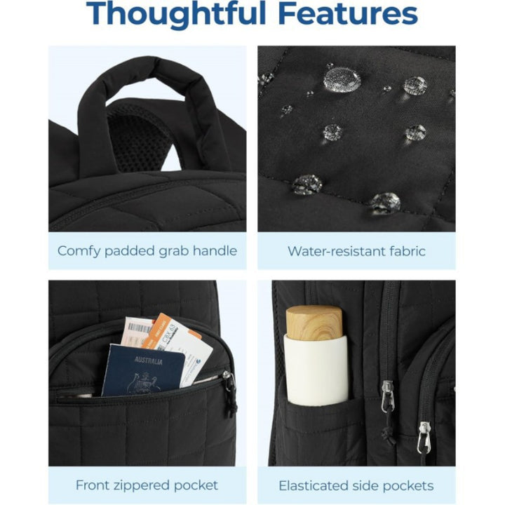 Padded everyday backpack with multiple compartments Stornfield