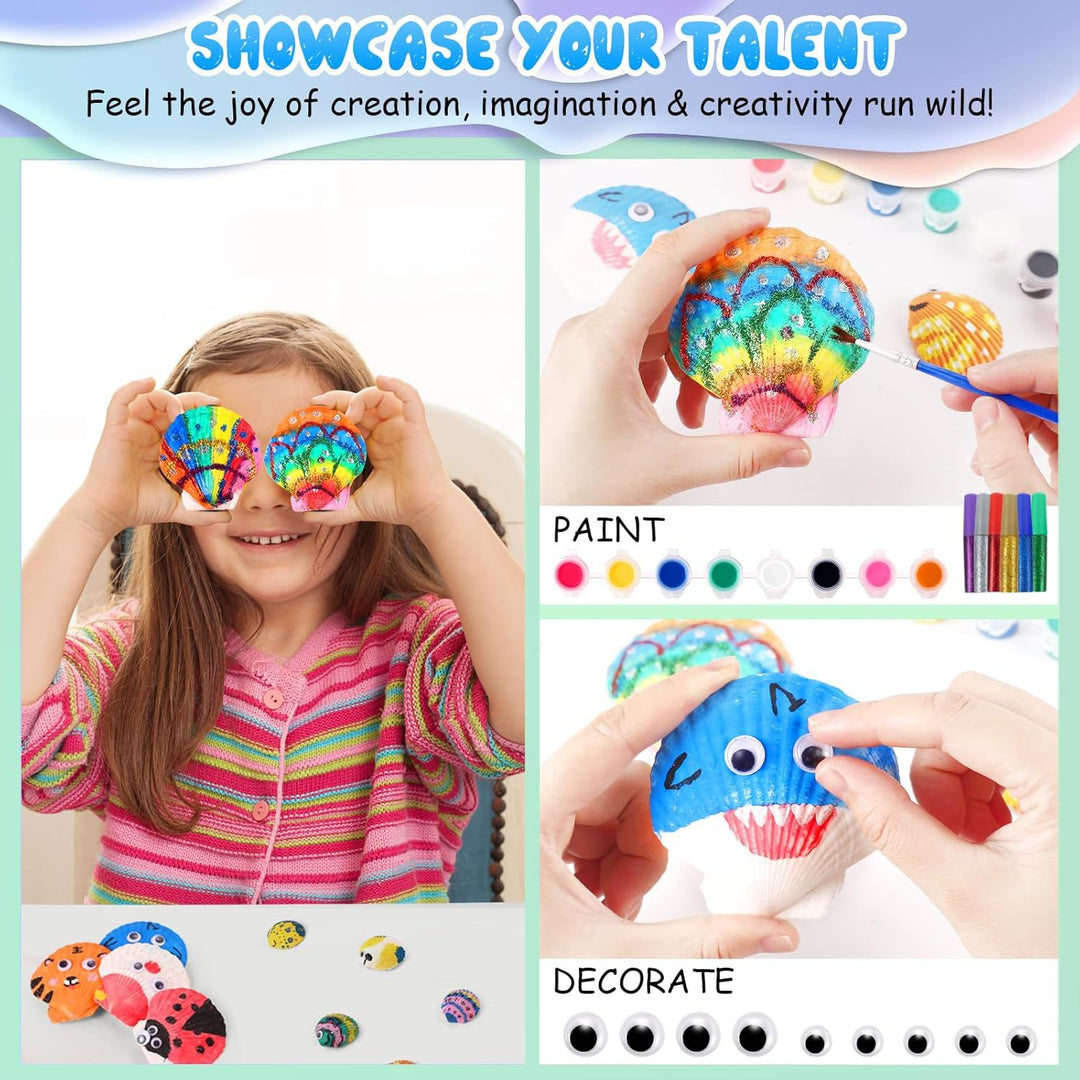 Unisex Creative Craft Set with Shells and Colors Stornfield