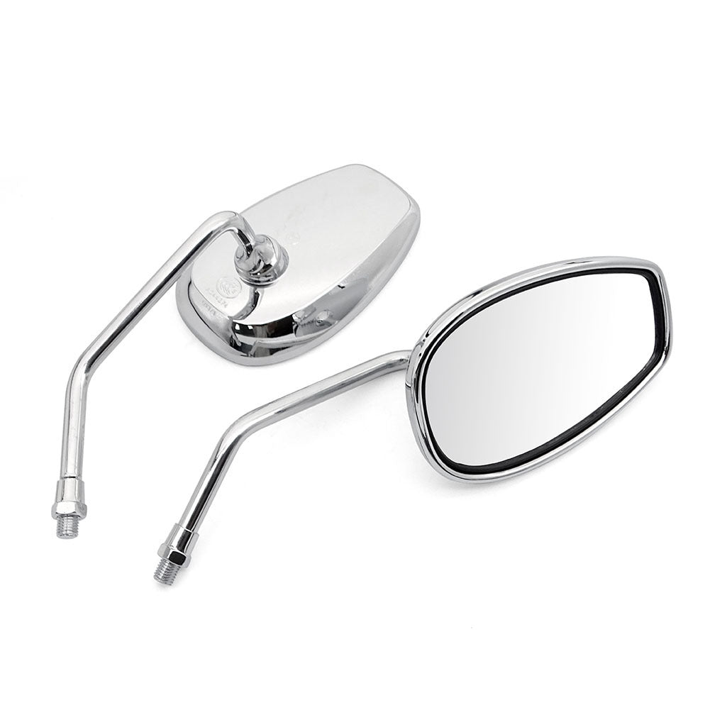 Motorcycle rearview mirror with adjustable arm and high-reflective surface Stornfield