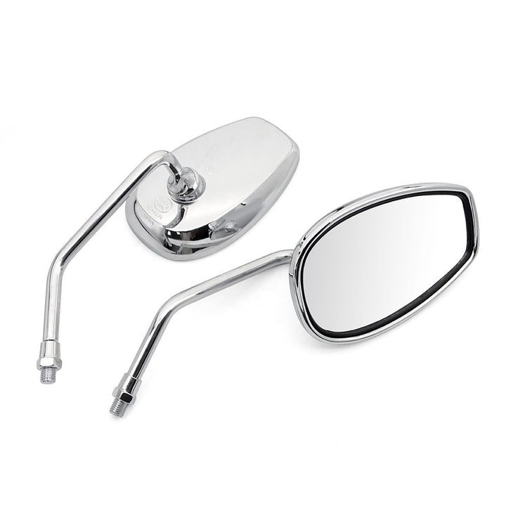 Motorcycle rearview mirror with adjustable arm and high-reflective surface Stornfield
