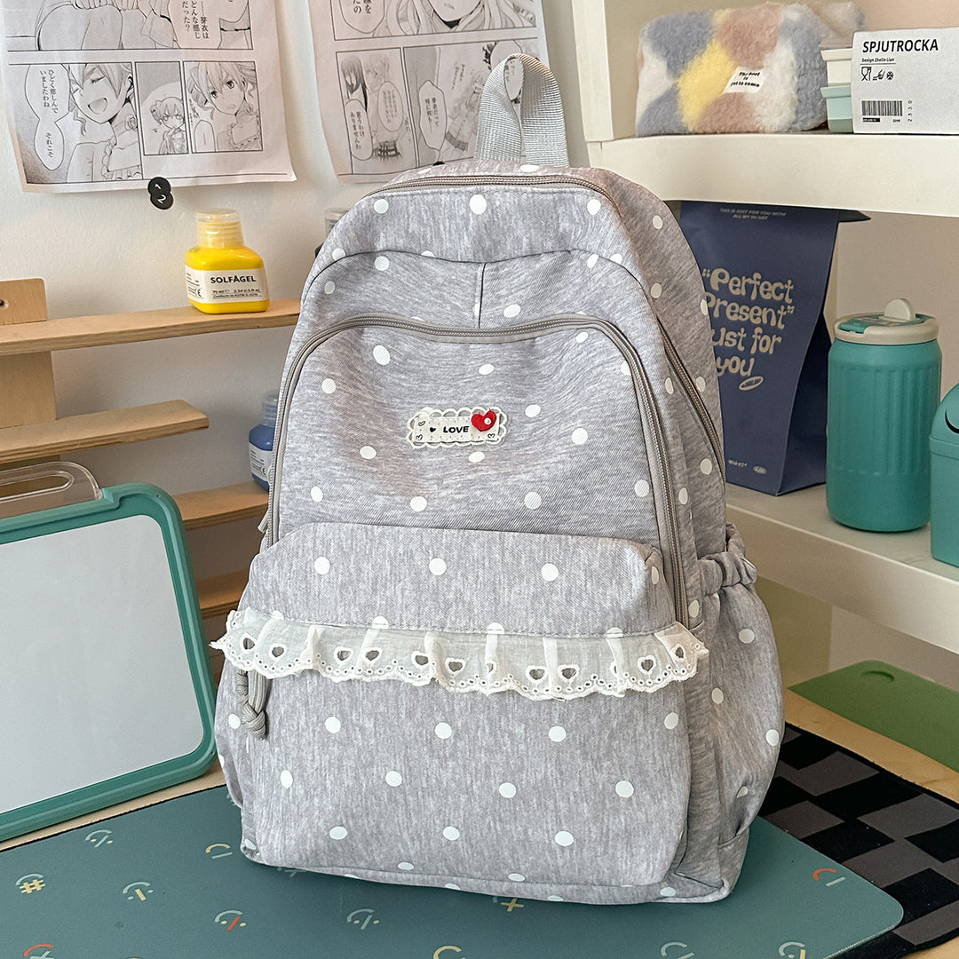 Trendy Star-Print School Backpack Stornfield