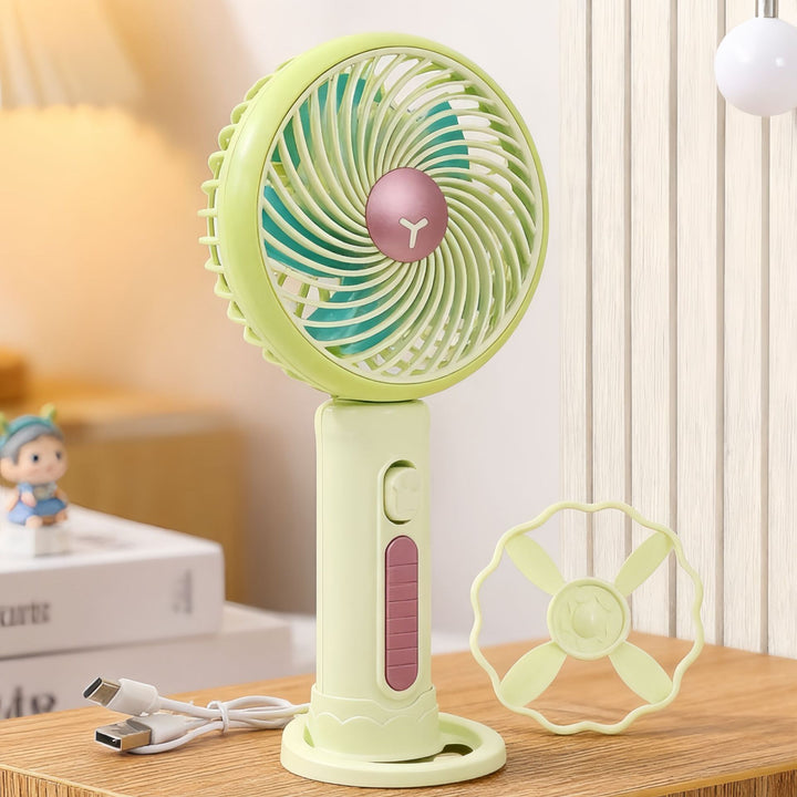 Ladies Portable Mini Handheld Fan with Flexible Tilt Adjustment Stornfield
