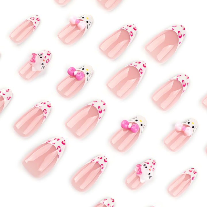 Artful Nail Extensions with Cute Motif Accents Stornfield