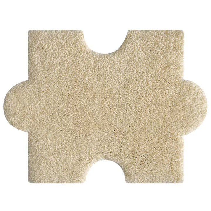 Soft Plush Puzzle-Shaped Bath Mat