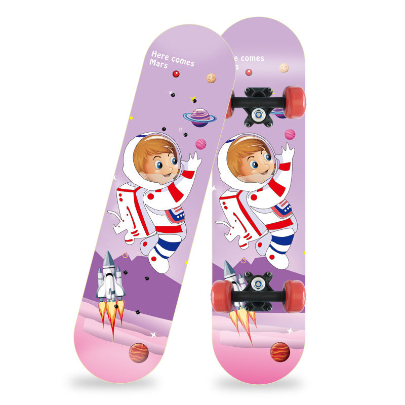 Cartoon-Inspired Mini Skateboard Stornfield