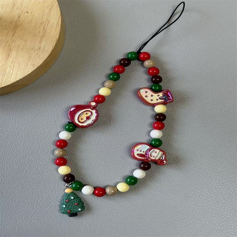 Holiday-Themed Beaded Eyewear Strap Stornfield