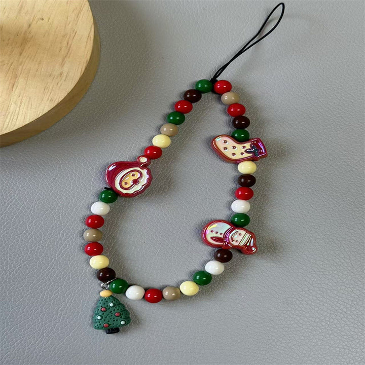 Holiday-Themed Beaded Eyewear Strap Stornfield