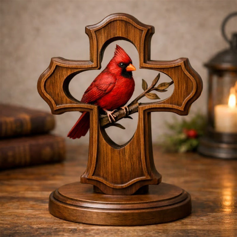 Decorative cross figure with Cardinal Stornfield