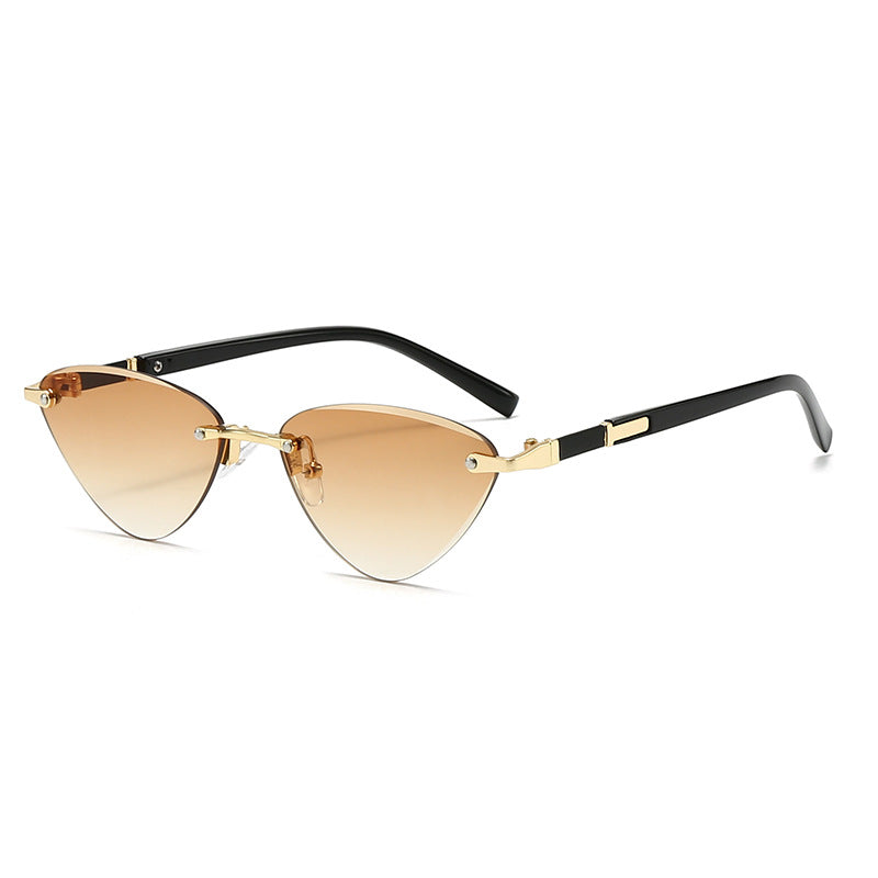 Ladies fashionable Cat-Eye sunglasses with elegant metal frame Stornfield