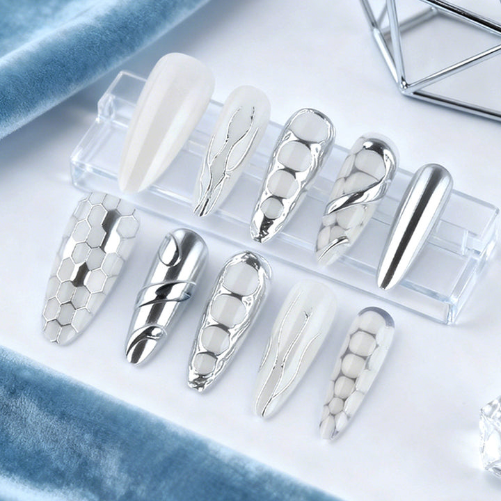 Artistic Textured Nail Tips Stornfield