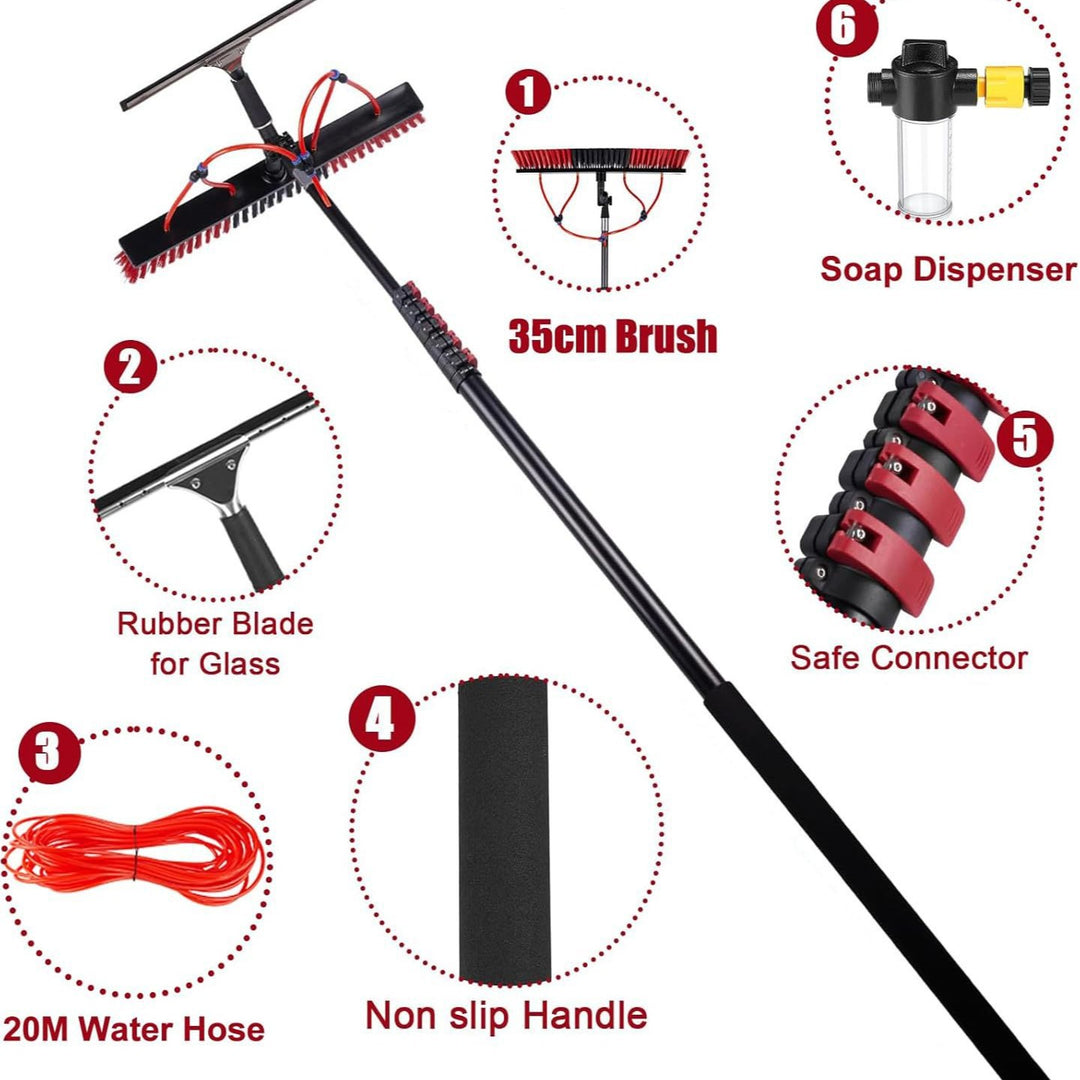 Adjustable High-Reach Cleaning Brush Stornfield