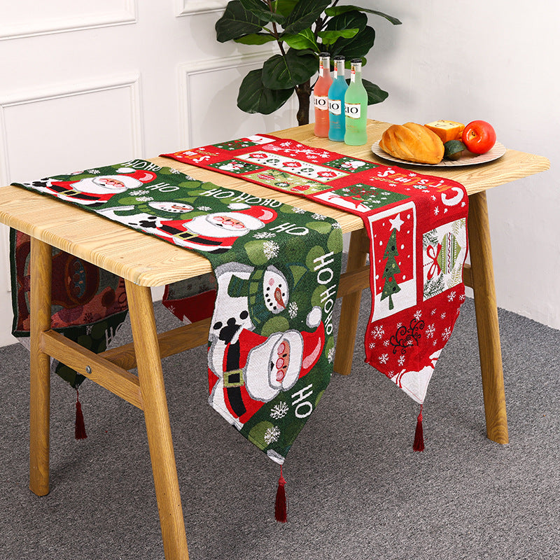 Festive table runner with reindeer motif Stornfield