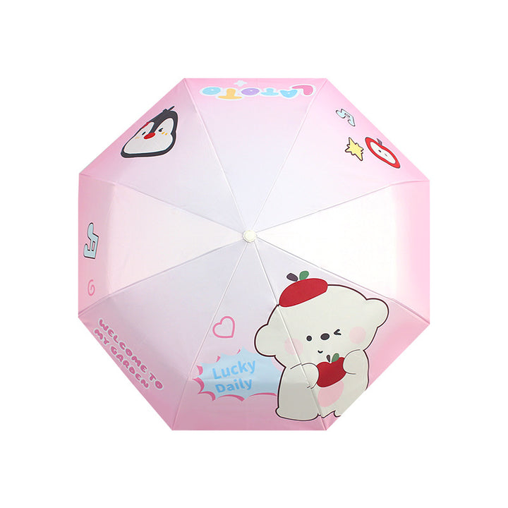 Women's Folding Umbrella with Playful Design Stornfield