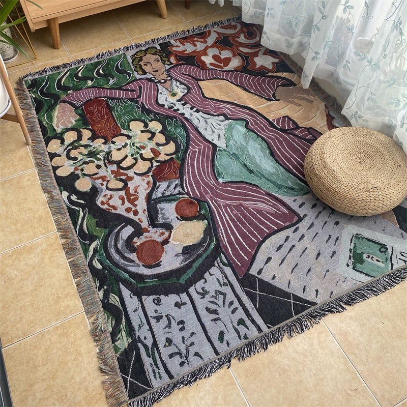 Artistic Graphic Throw Blanket