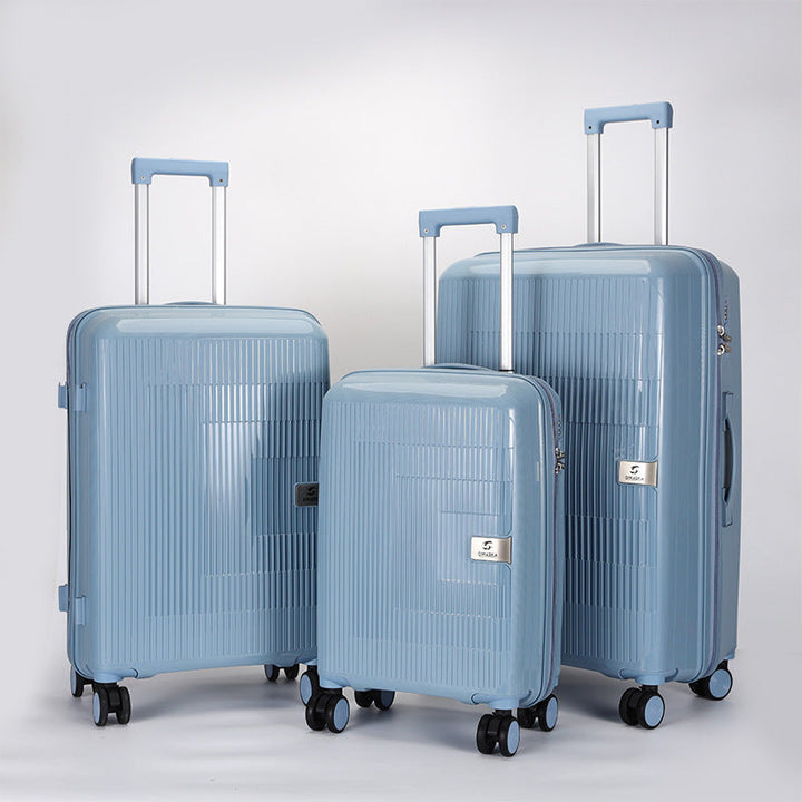 multi-size hardshell spinner luggage set with telescopic handles and double-spinner wheels Stornfield