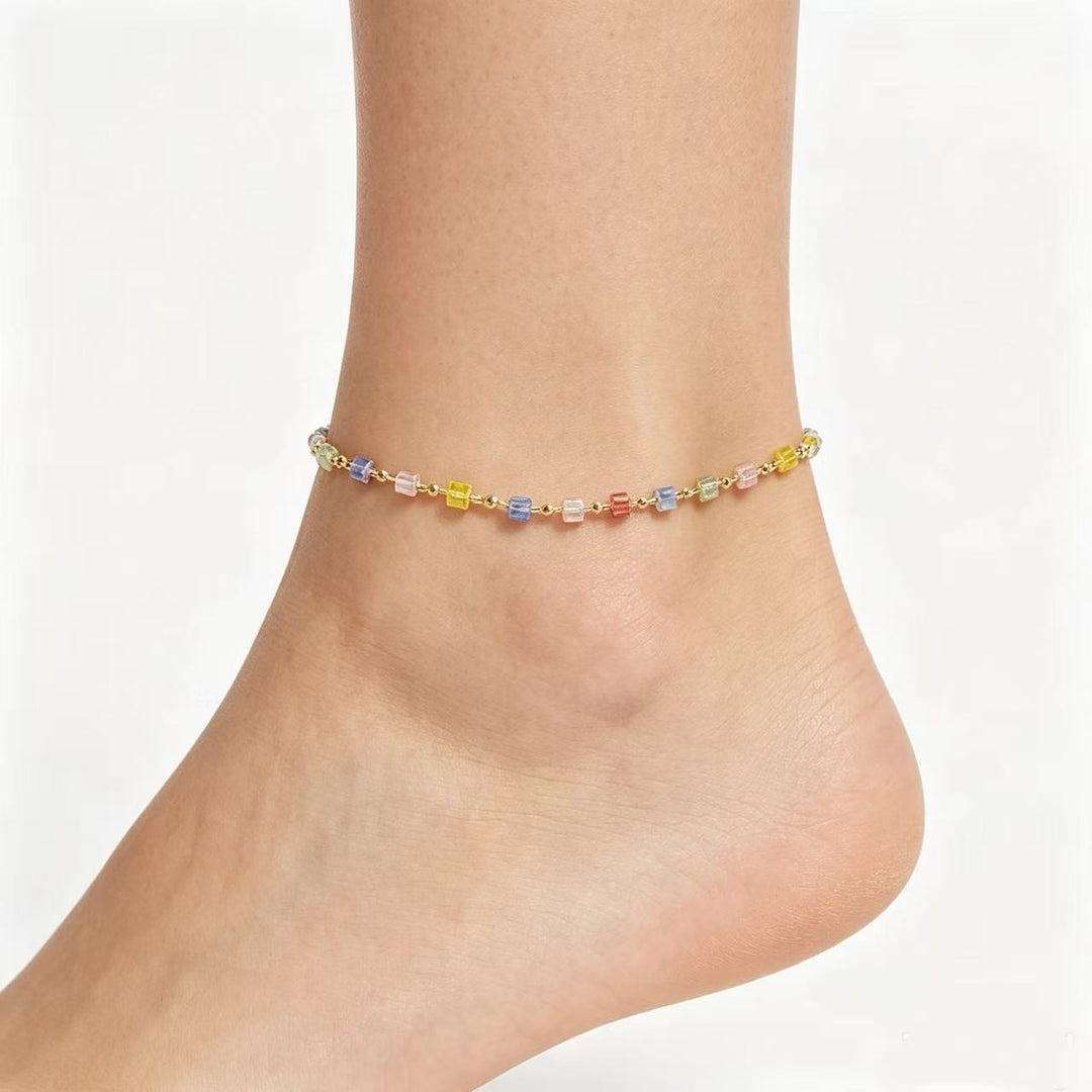 Dainty Beaded Chain Necklace Stornfield