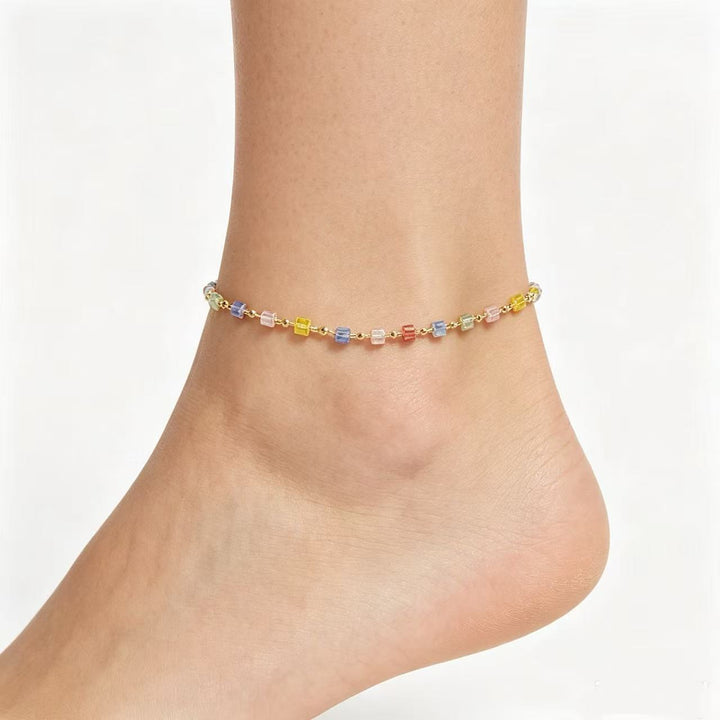 Dainty Beaded Chain Necklace Stornfield