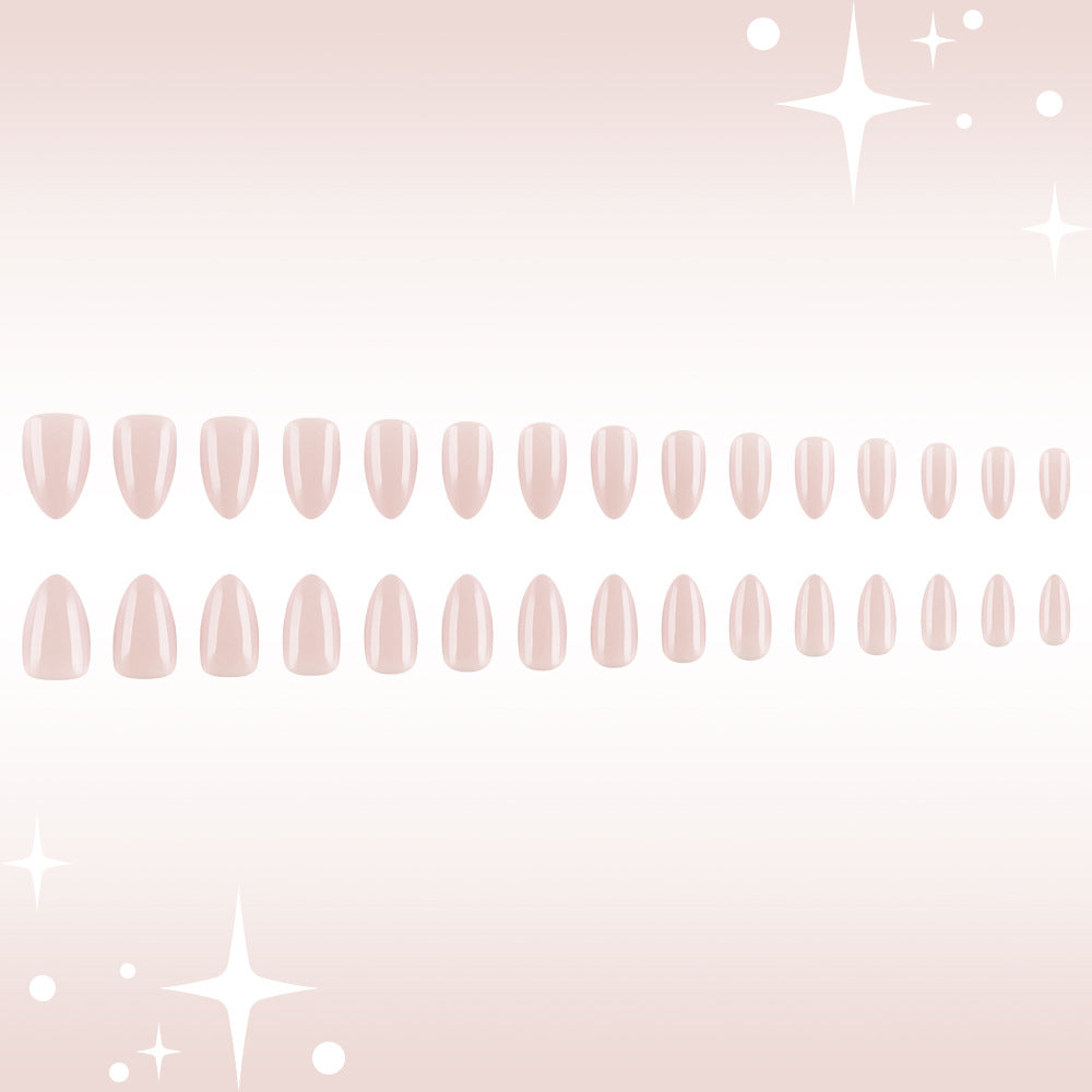 Elegant Almond-Shaped Press-On Nail Set Stornfield