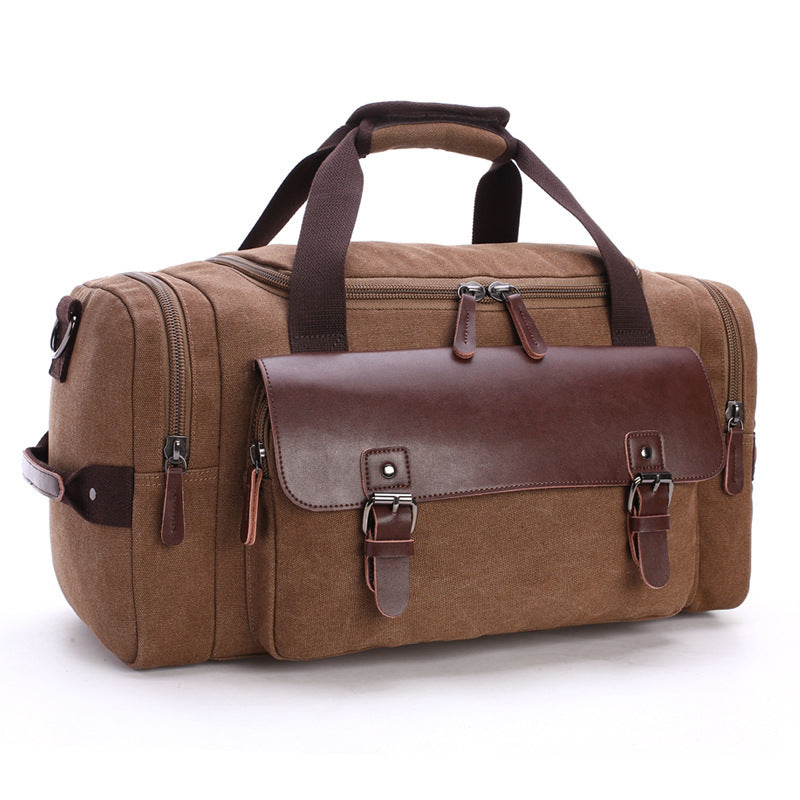 Spacious travel bag with high-quality leather trim Stornfield