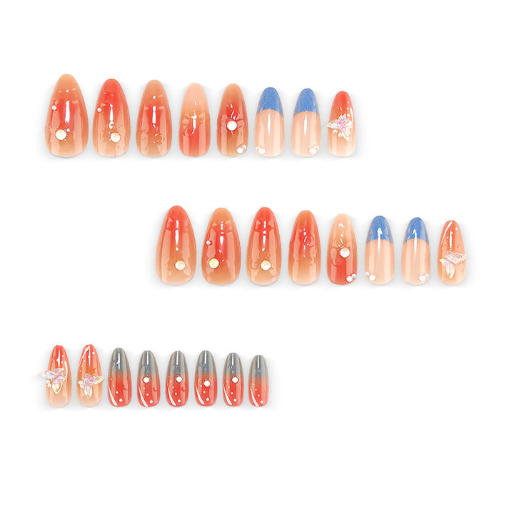 Artificial nails with intricate jewelry details Stornfield