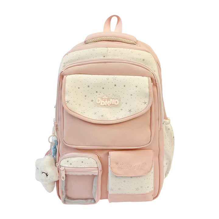 Star Patterned School Backpack Stornfield