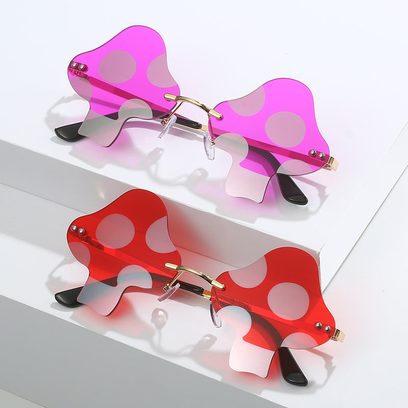 Unique Oversized Polka Dot Frame Sunglasses Stornfield