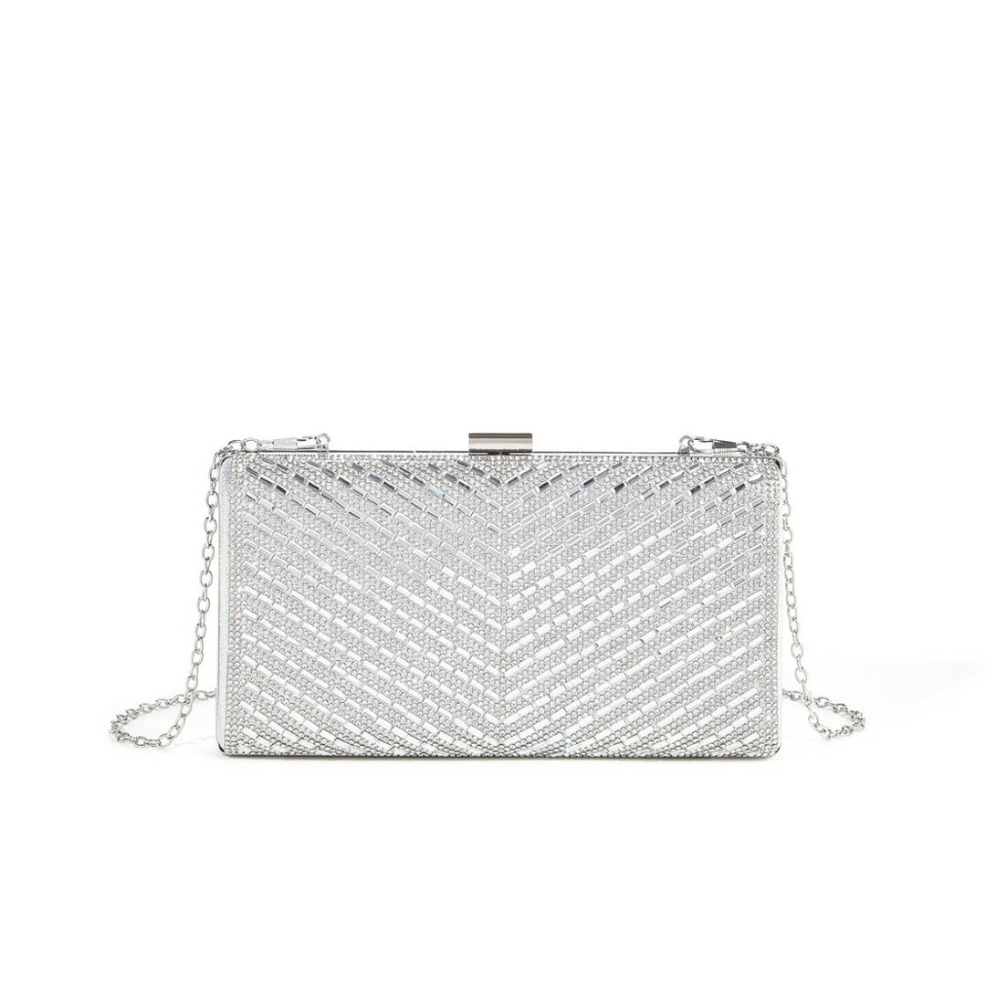 Opulent Crystal-Embellished Evening Clutch