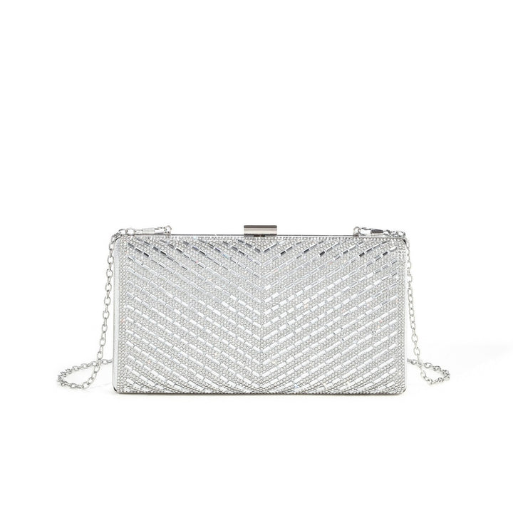 Opulent Crystal-Embellished Evening Clutch