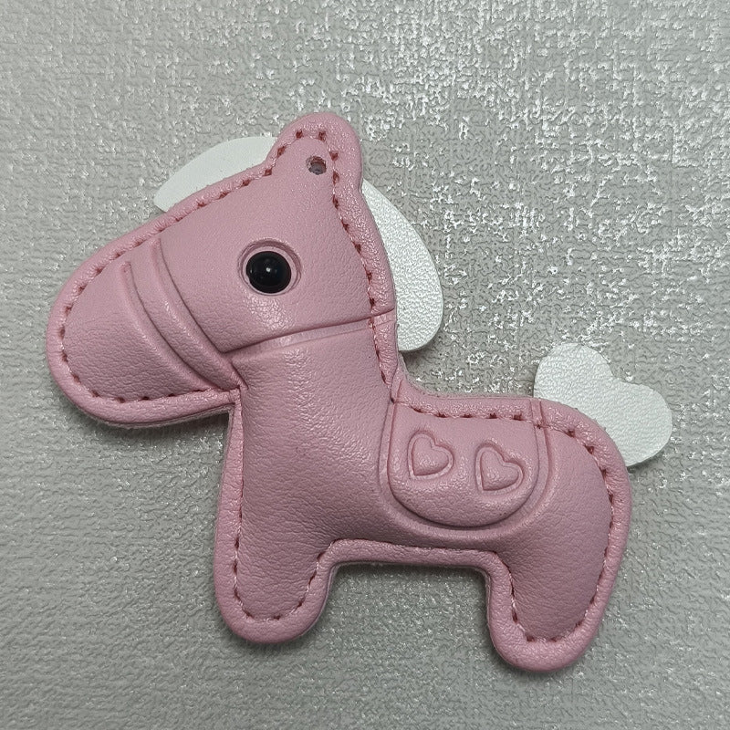 Leather Horse-Shaped Keychain Stornfield