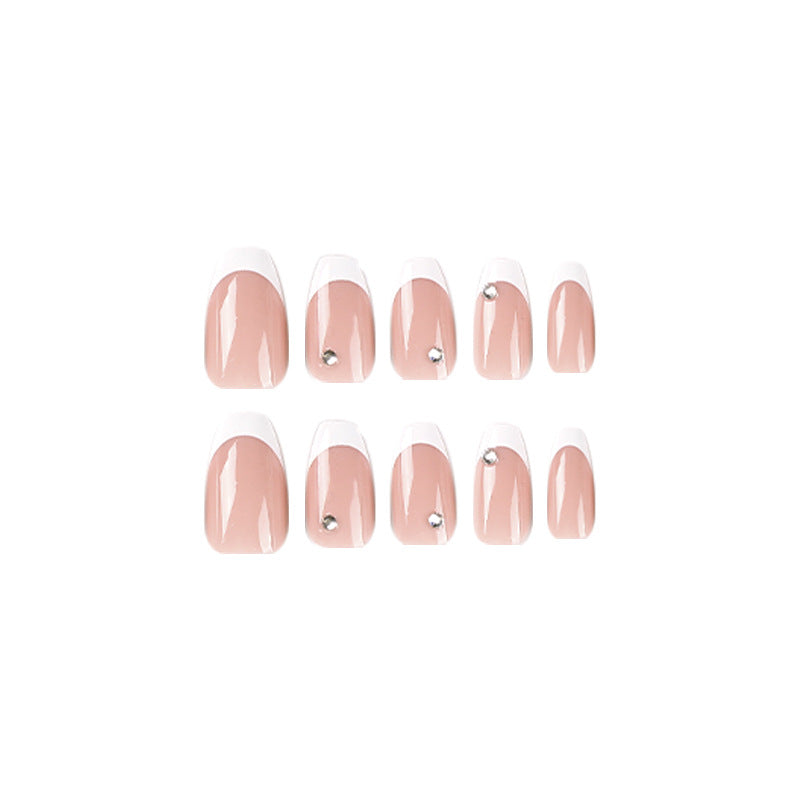 Glamorous artificial nails with French manicure Stornfield