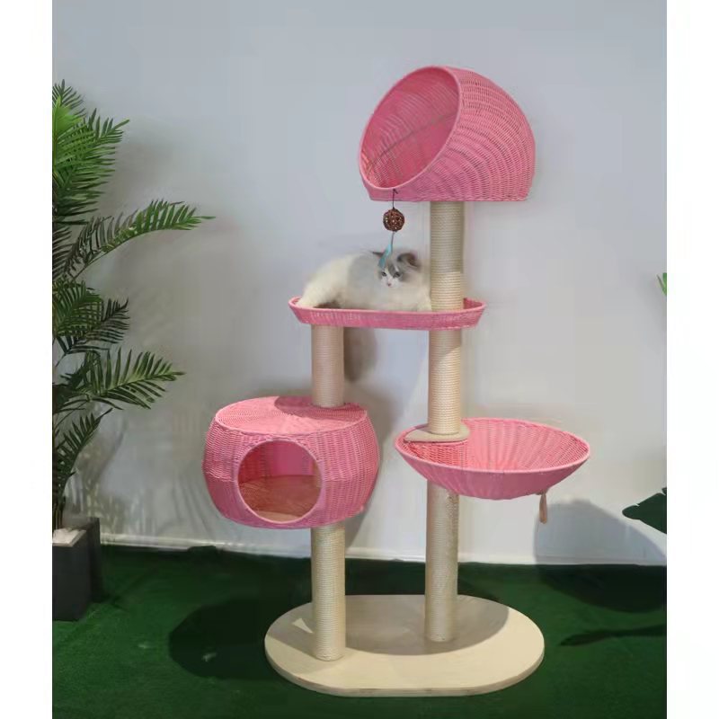 Cat tree made of natural material Stornfield