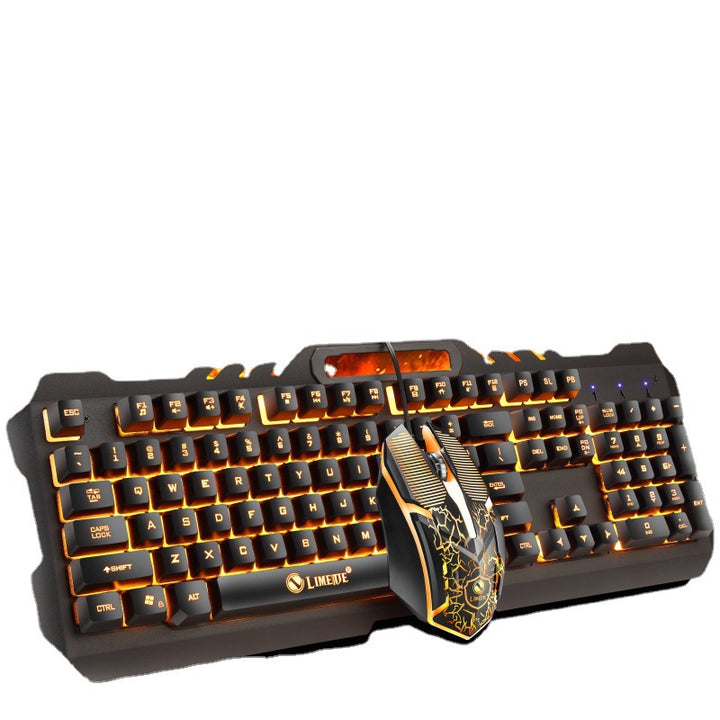 Gaming keyboard with integrated smartphone stand and RGB synchronization Stornfield
