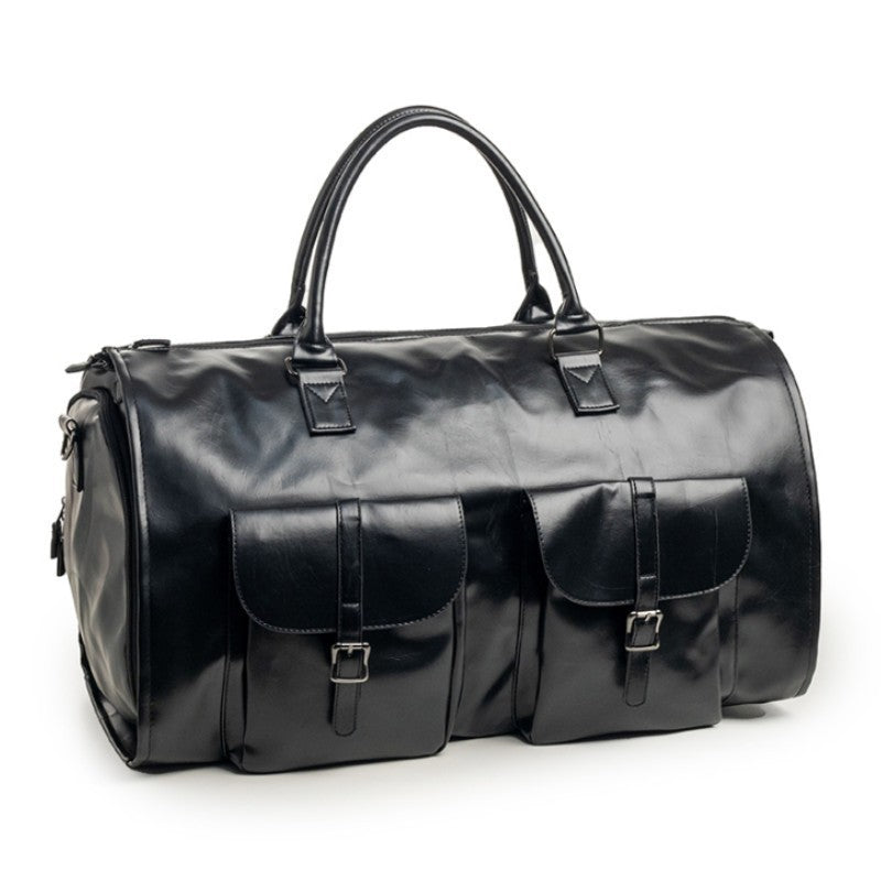 Elegant Travel Bag with Integrated Suit Compartment Stornfield