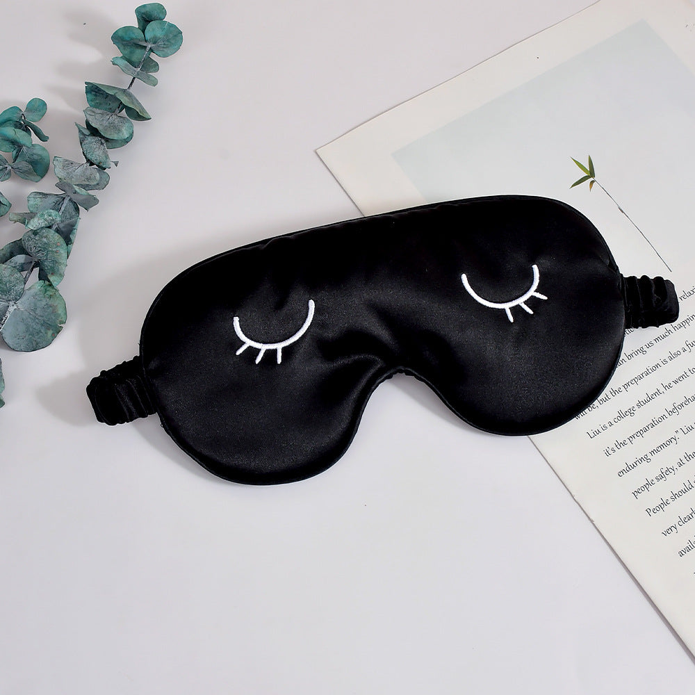 Unisex nan silky-soft eye mask with ergonomic contour and adjustable elastic band Stornfield