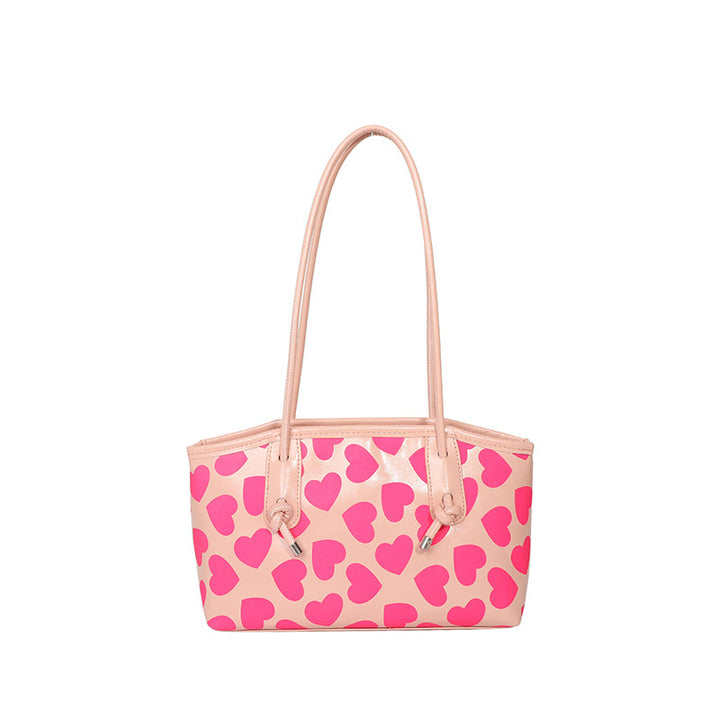WoCasual Heart-Patterned Tote Bag Stornfield
