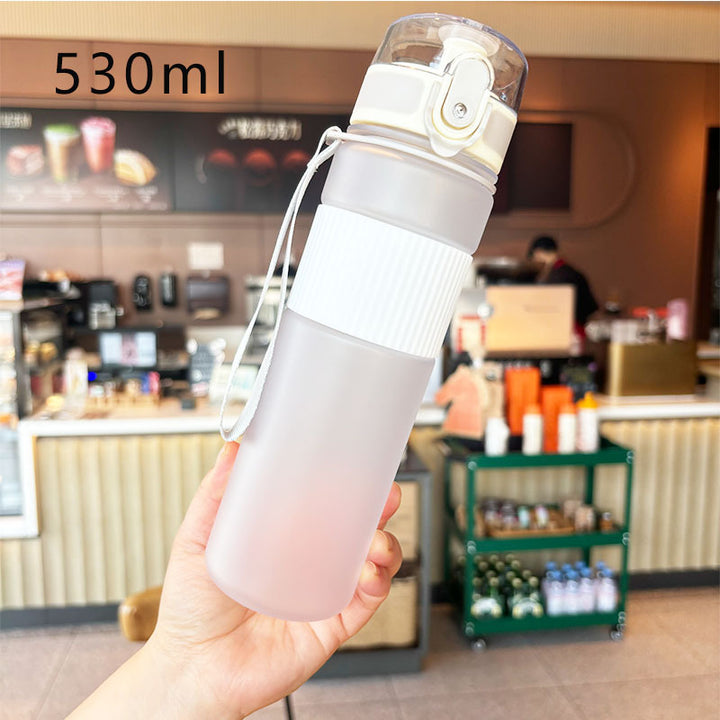 Ladies practical and leak-proof drinking bottle with integrated carrying strap Stornfield