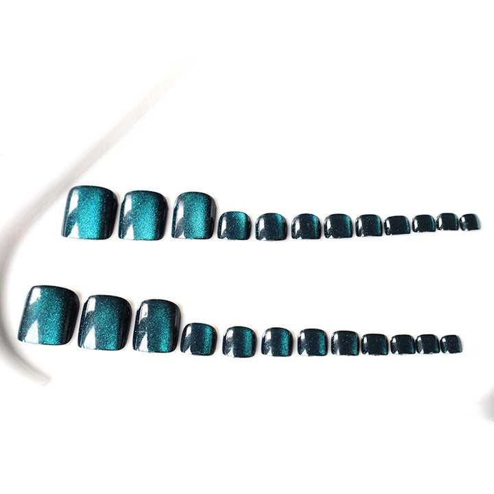 Glittery Pedicure Nail Art Stornfield