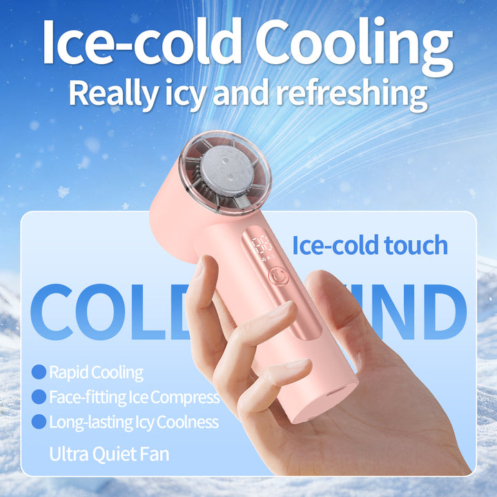 Unisex Portable Ice-Cooling Handheld Fan Stornfield
