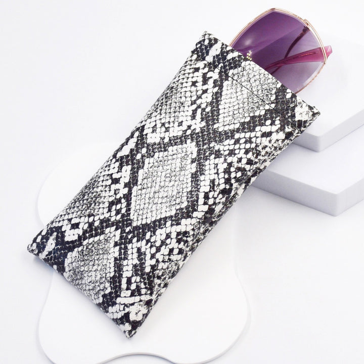 Stylish Snake Print Eyewear Case Stornfield