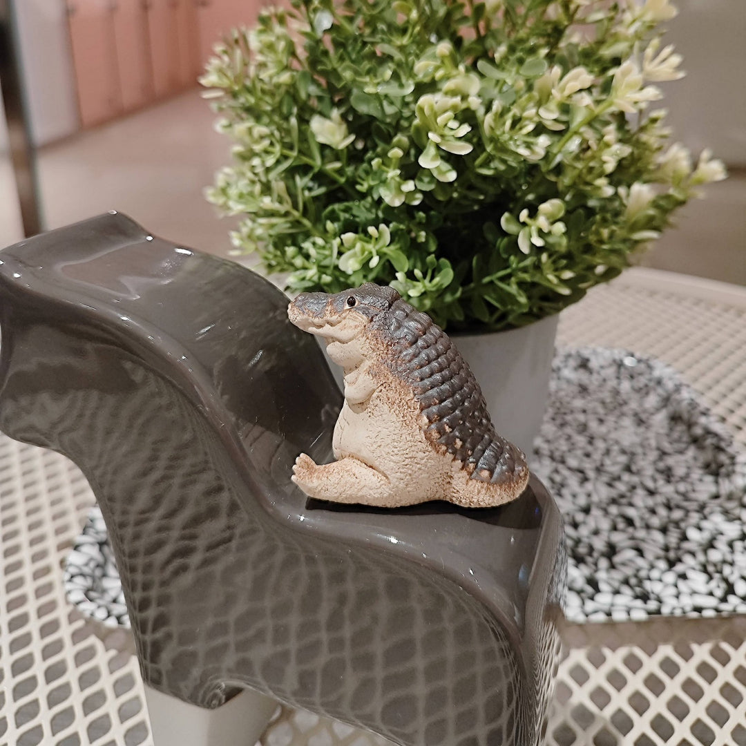 Decorative Crocodile Figurine Stornfield