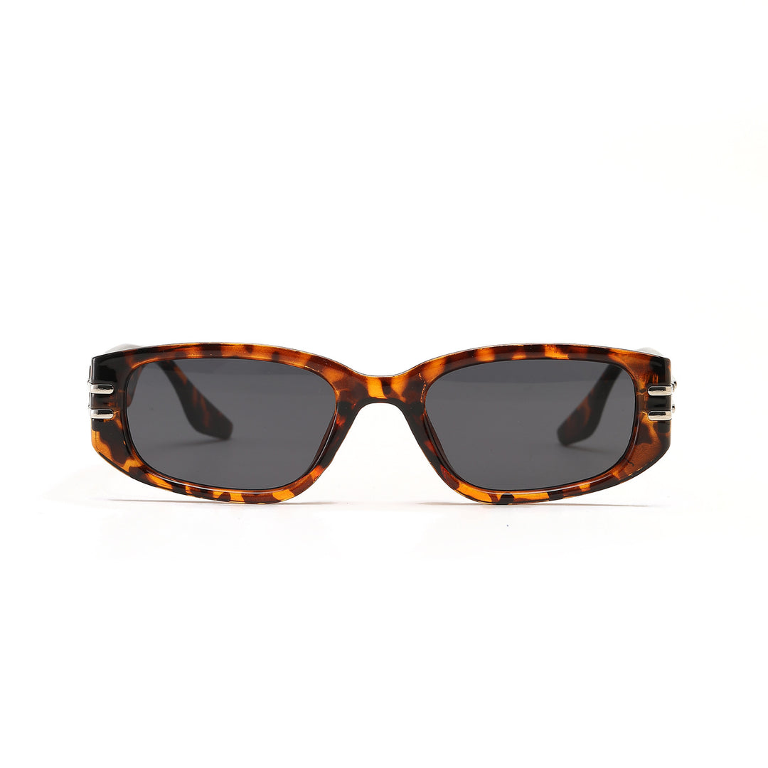 Women's fashionable rectangular sunglasses with elegant metal accents Stornfield