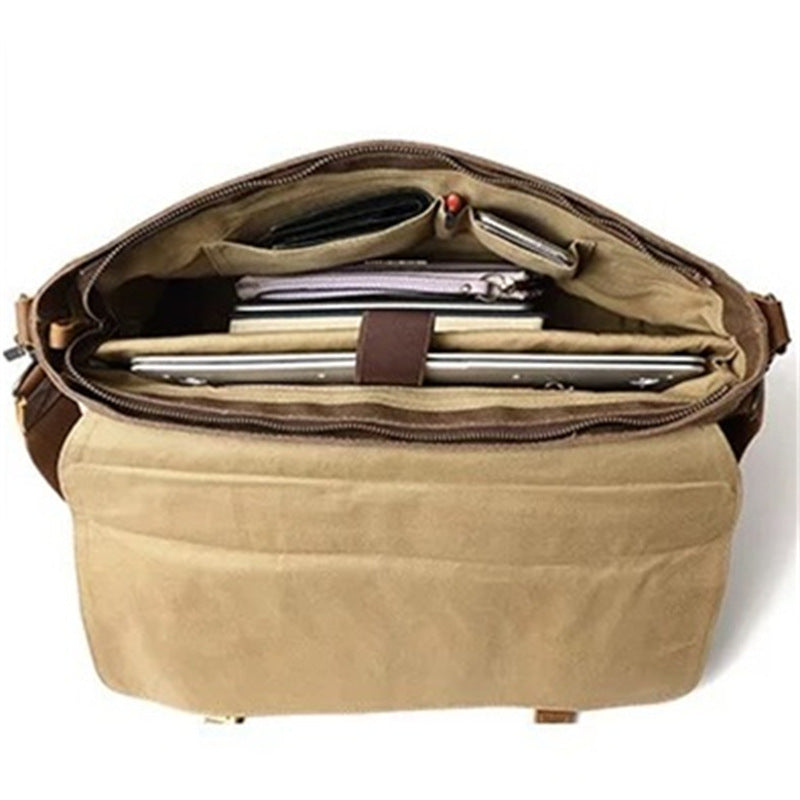 Robust briefcase with vintage design Stornfield