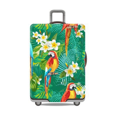 Tropical Leaf Print Hard Shell Luggage Stornfield