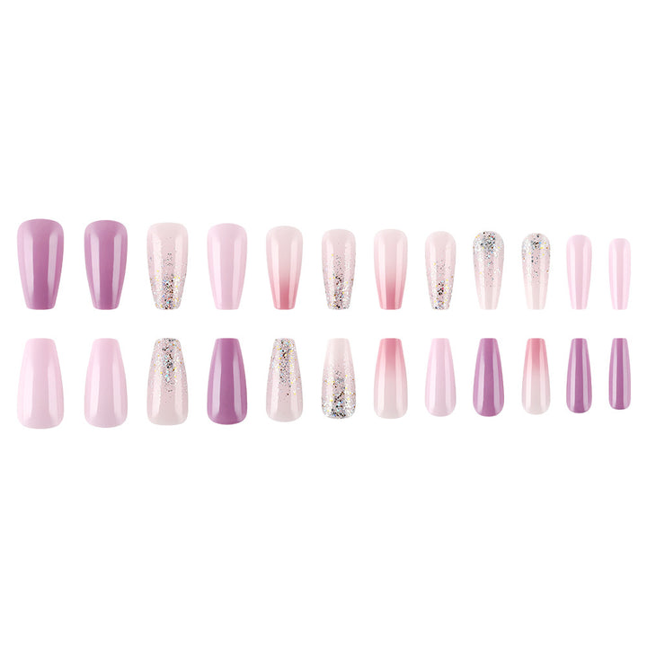 Glamorous Glitter Gel Nail Set Stornfield