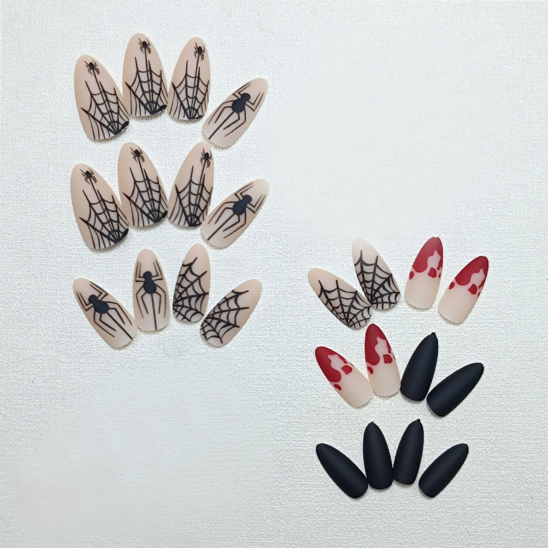 Artistic Halloween-Themed Press-On Nails Stornfield 1789805088