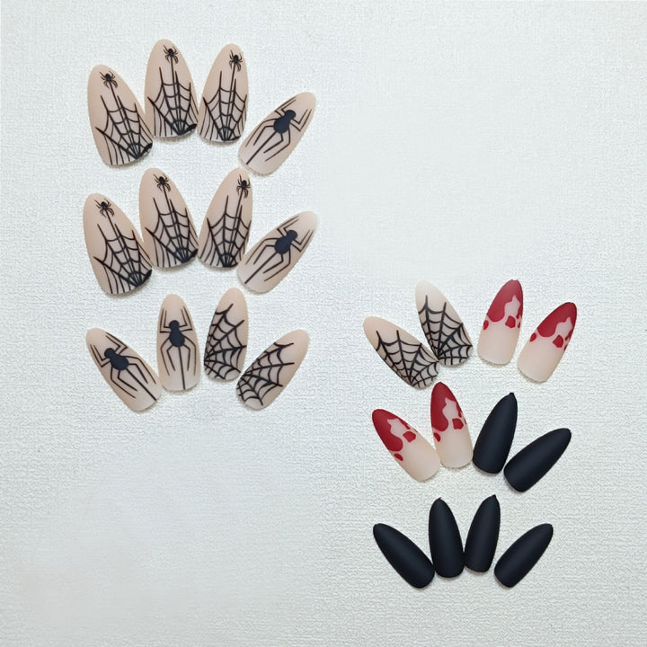 Artistic Halloween-Themed Press-On Nails Stornfield 1789805088