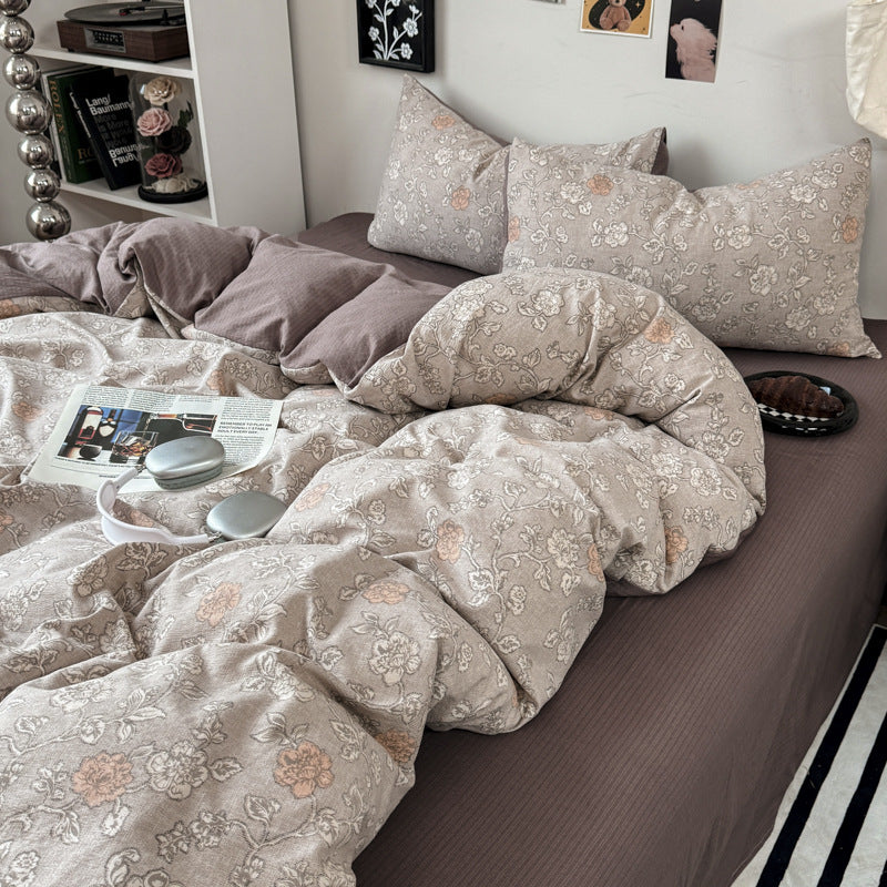 Floral Patterned Duvet Cover Set