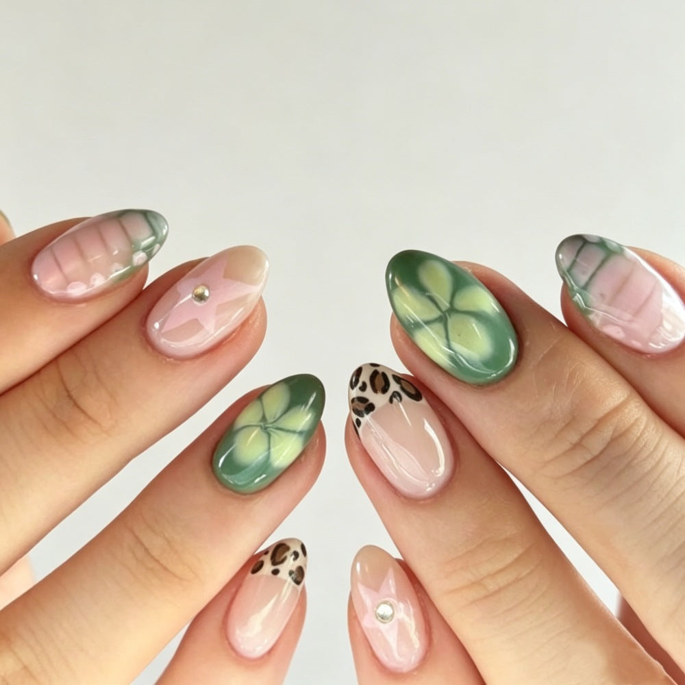 Artificial nails with modern geometric designs Stornfield