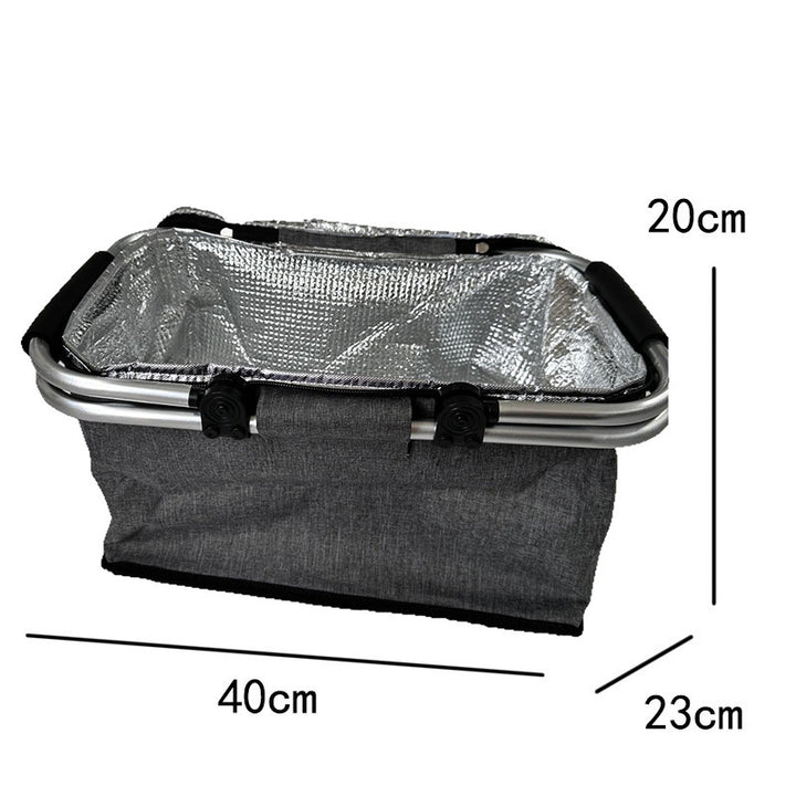 Cooler bag with sturdy aluminum frame and insulating inner lining Stornfield