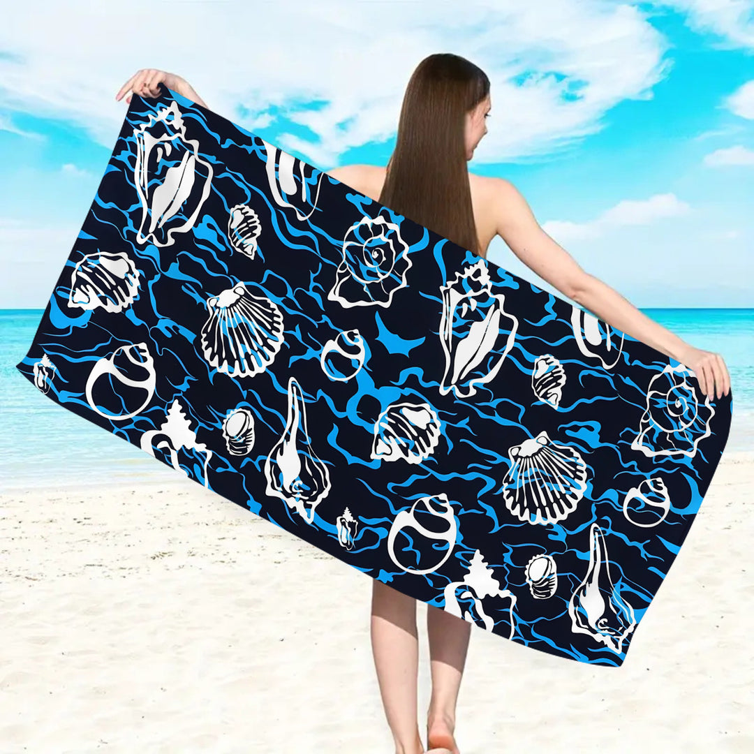 Microfiber beach towel with exclusive turtle motif Stornfield